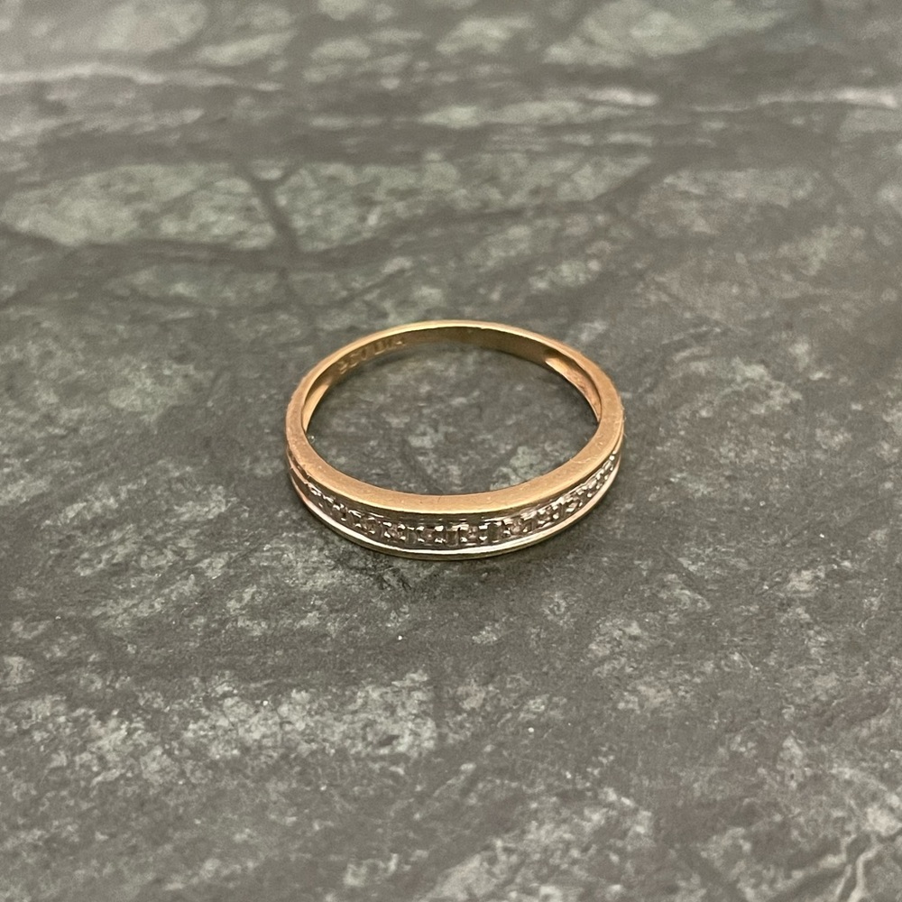 Vintage Diamond Yellow/White Gold Ring